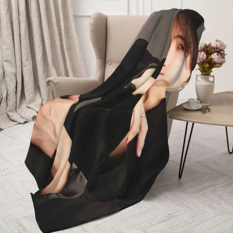 Custom True Beauty Blankets Warm Flannel Hwang In Youp Cha EunWoo Throw Blanket for Bedding Travel Sofa image 3