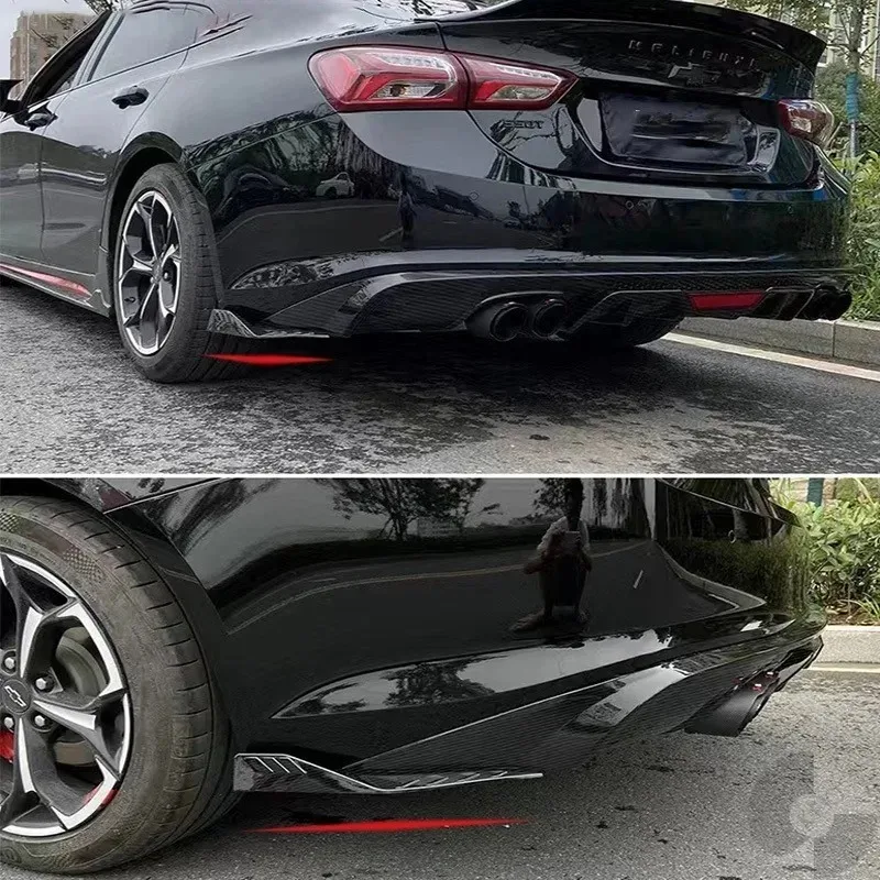 2 قطعة للتركيز ST RS SE MK2 Mk2.5 MK3 Mk3.5 MK4 Mk 2 3 4 شفة ممتصة للصدمات الخلفية التفاف زاوية الناشر الفاصل Canard المفسد #6