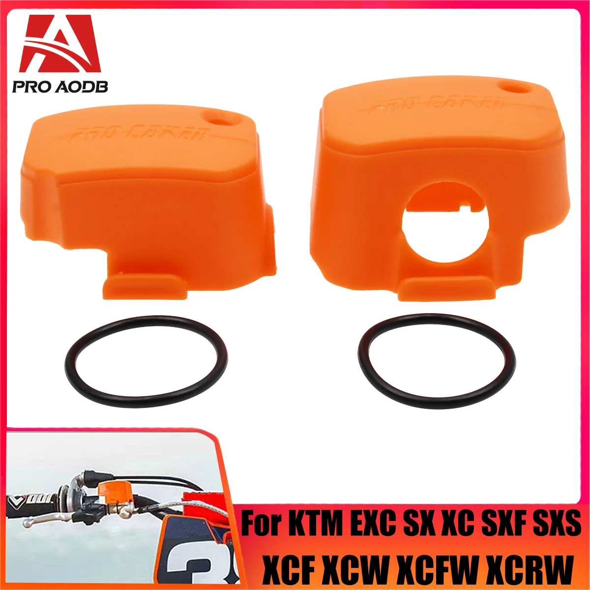 

Motorcycle ABS Plastic Master Cylinder Covers Cases Protect For KTM SX XC SXF XCF EXC XC-W 250 300 350 400 450 500 2015-2018