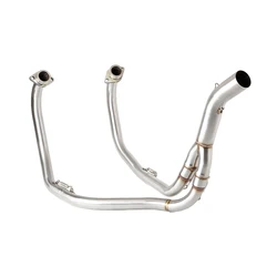 For Kawasaki KLE 500 1991 to 2007 KLE500 Escape Motorcycle Exhaust Muffler Header Link Pipe 51mm Slip-on