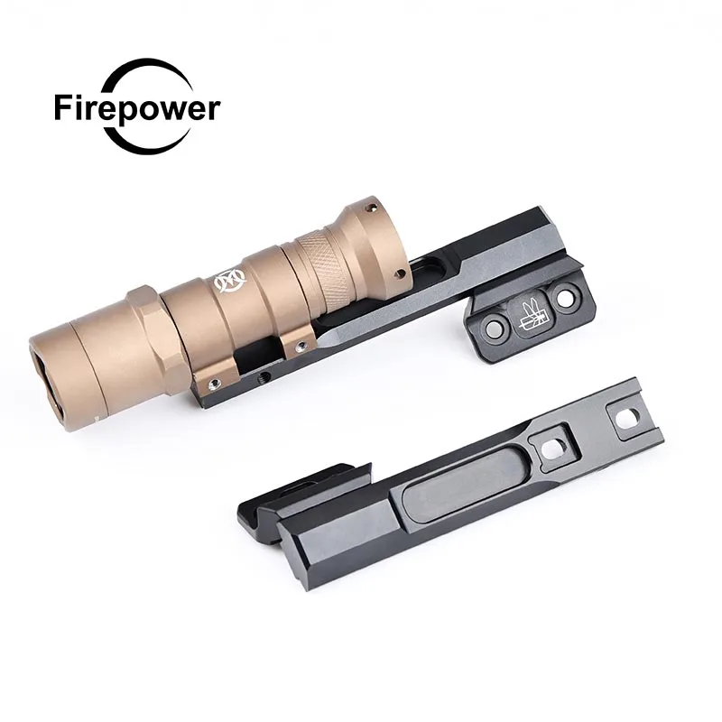 Thorntail2 Inline Mount for Mlok Keymod Handguard Rail Tactical Surefire M300 M600 Flashlight Weapon Scout Light Base Mount