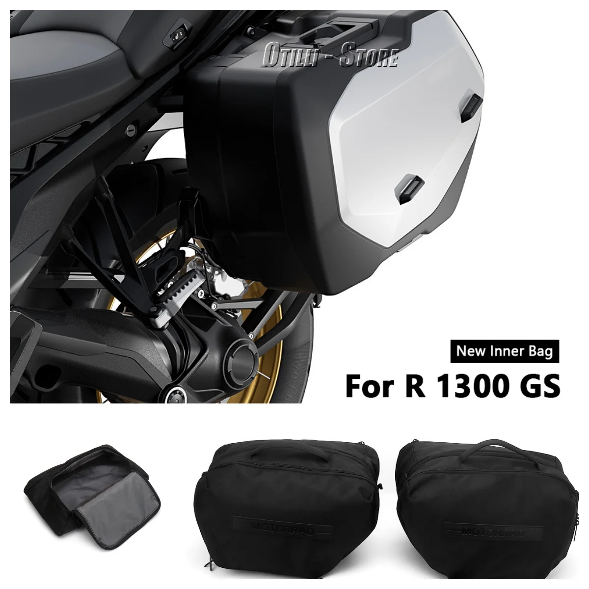 

Motorcycle Suitcase Inner Bag Toolkit Storage Bags Side Box Luggage Saddlebag For BMW R1300GS R 1300 GS r1300gs R1300 GS 2023