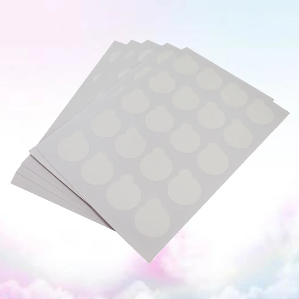 100 Stuks Wegwerp Wimper Lijm Pad Stickers Herbruikbare Make-Up Tool Voor Uitlopende Wimpers Extension Pakking Lijm Houder