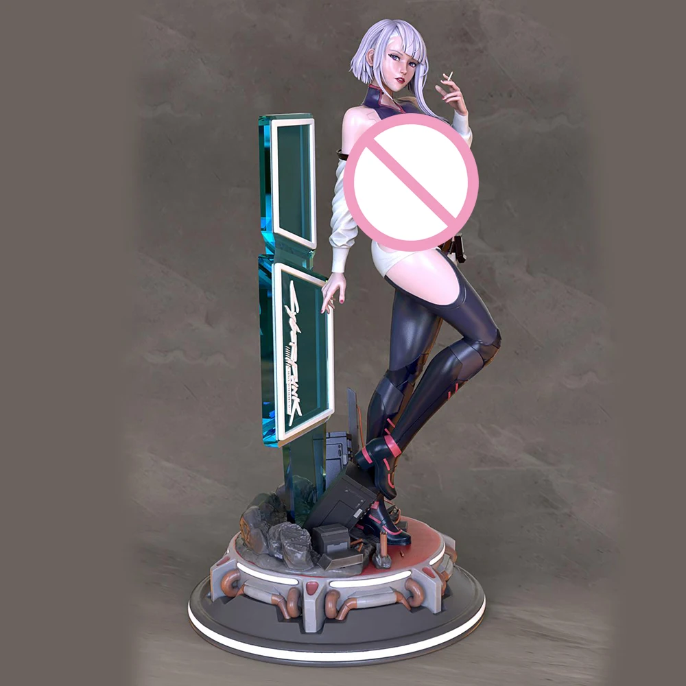 

1/24 3d Printing Model Kit Pixel Lucy CyberPunk Edge Runners Resin Figure Model Kit DIY Miniature Reduction Statue Unpainted Kit