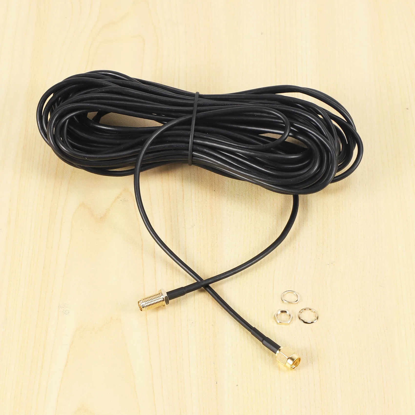 *N21R RP - SMA Male to female Wifi antenna connector Extension Cable black 10 M
