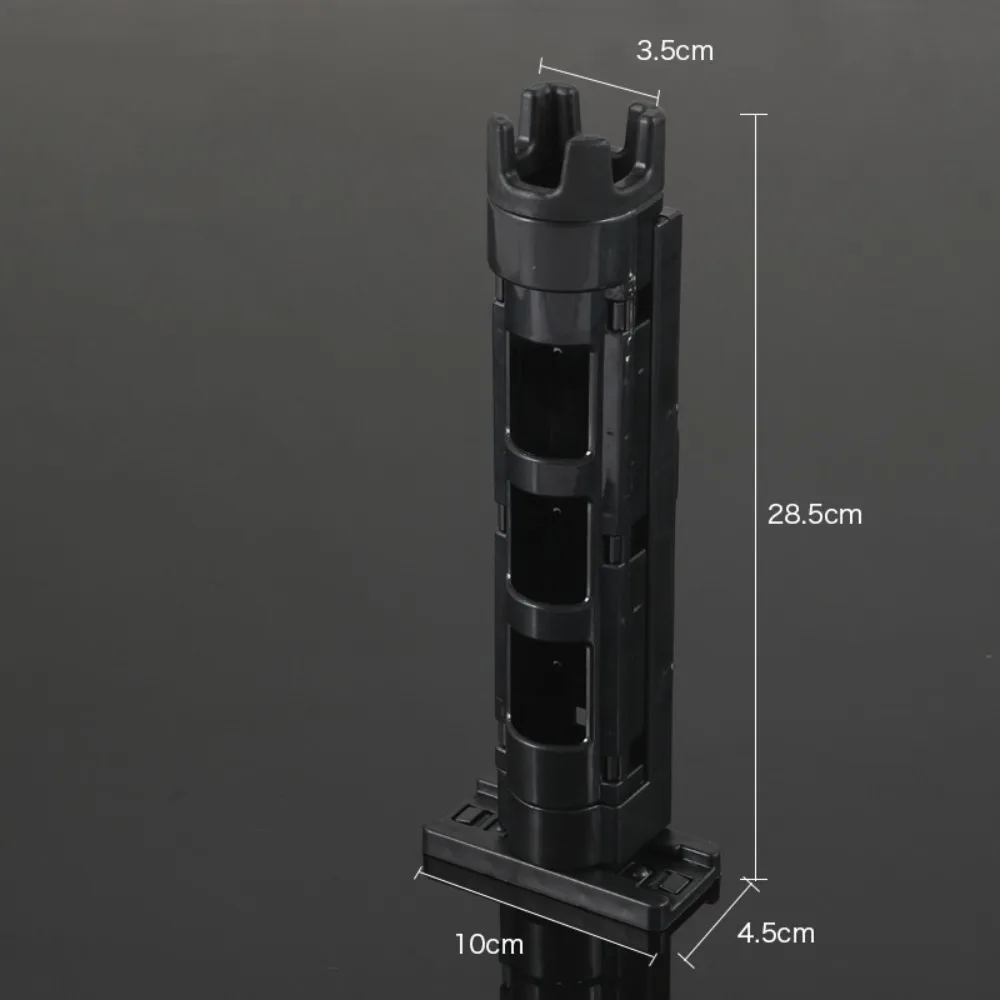 

Durable Plastic Fishing Rod Stand Adjustable Snap Suit Fishing Barrel Holder 5 Colors Fishing Box Rod Holder Fishing Box