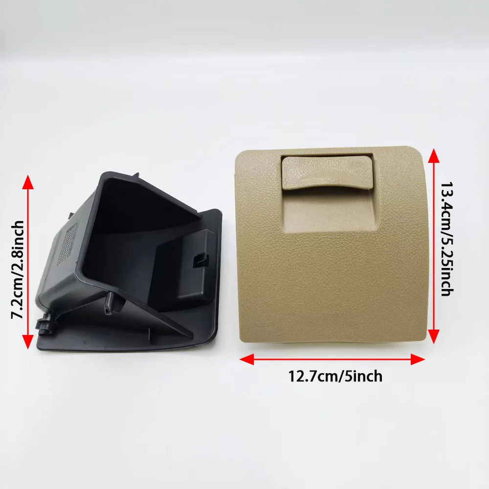 55450-0E010 Münzbox-Halter LH Armaturenbrett-Ablagefach für Toyota Highlander 2009-2018 LHD Schwarz Ersatzteil – Detail 4