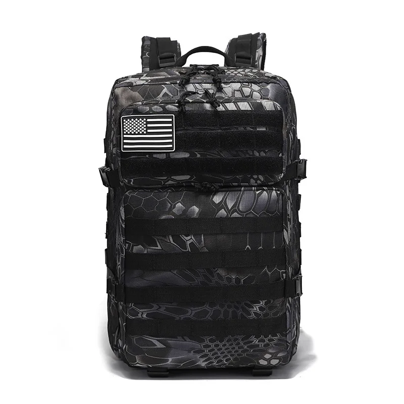 Imagem -05 - Mochila Impermeável Crossfit para Homens Bolsa de Acampamento Militar Tático Caminhadas ao ar Livre Trekking Bolsa 45l