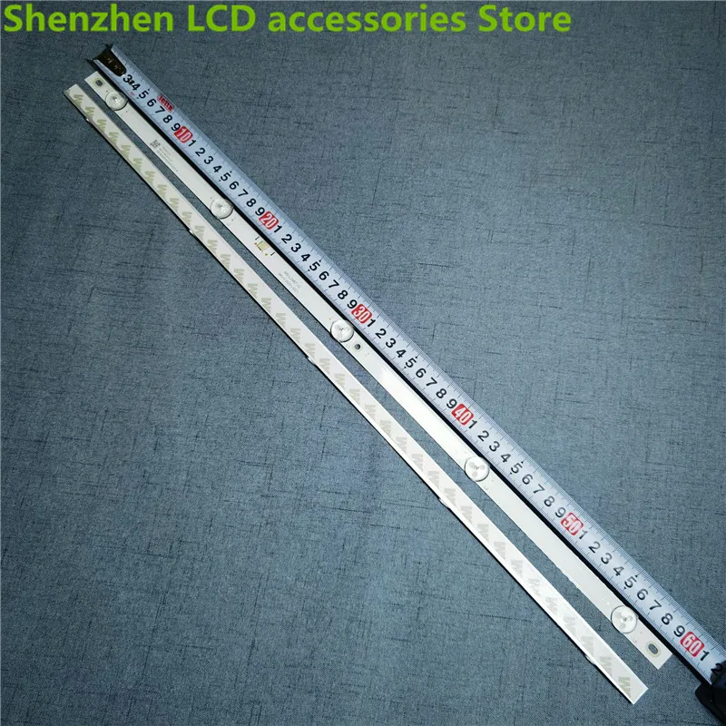 100%NEW 597MM 32inch FOR AW-LED32X6FL MS-L2487 V2 V1 LB-0320X18-E50-H-G01-X1 5LED 3V  LED light bar  