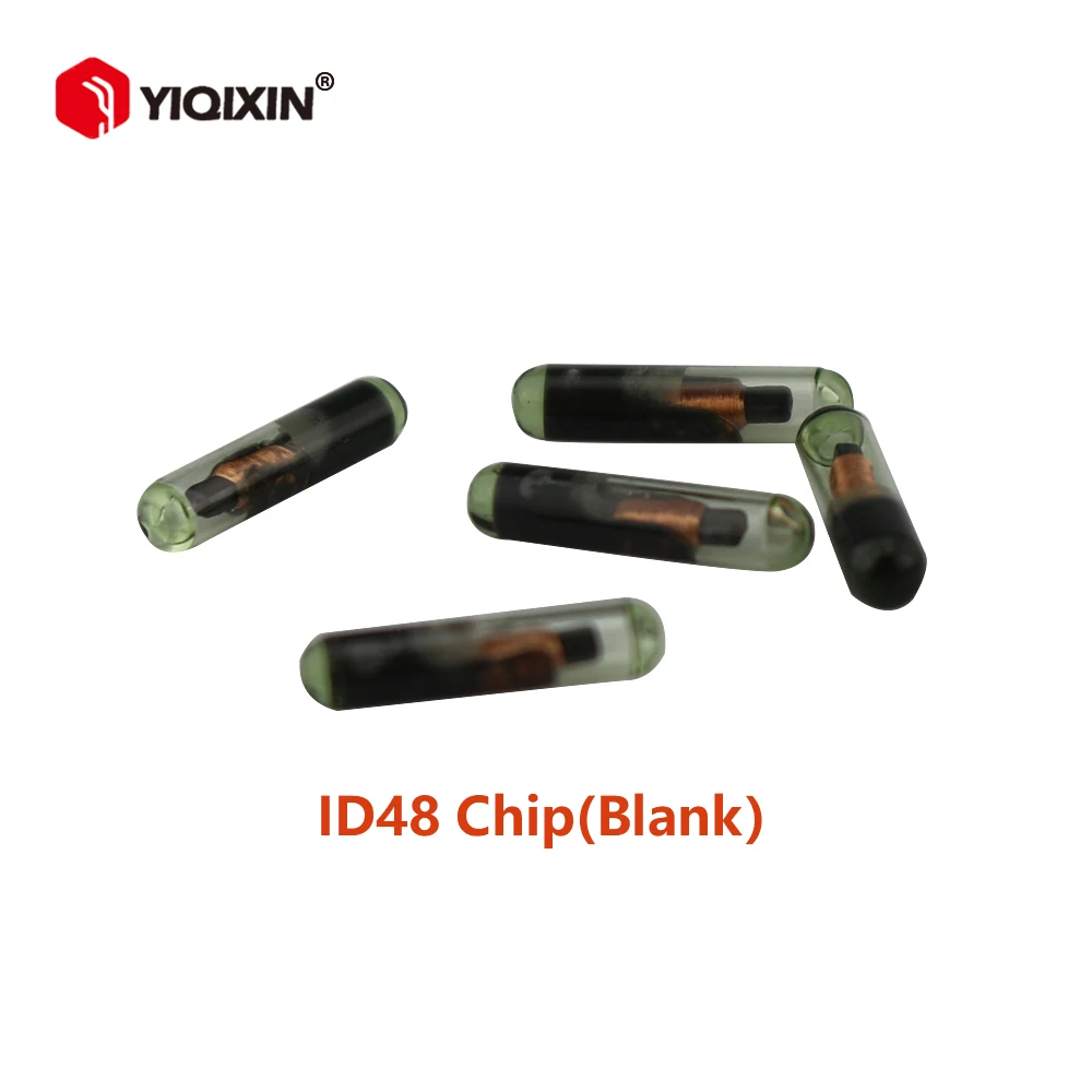 

YIQIXIN 5PCS Car Key Glass Blank ID48 Chip Unlock Chip For VW Audi Skoda Seat Honda Porsche Crypto Transponder Chip