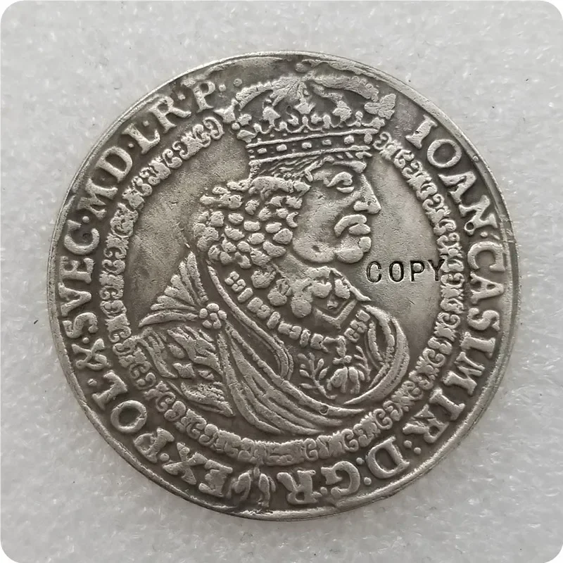 Talar 1661 - Jan Kazimierz - Bydgoszcz - Poland Copy Coin commemorative coins Medal Collectibles Coins Challenge Pocket Coins