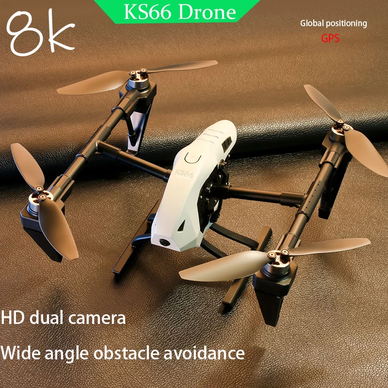 KS66 Drone Professional 8K 5G WIFI HD Dual Camera Obstacle  Avoidance Optical Flow Localization RC Aerial Photograph Quadcopter