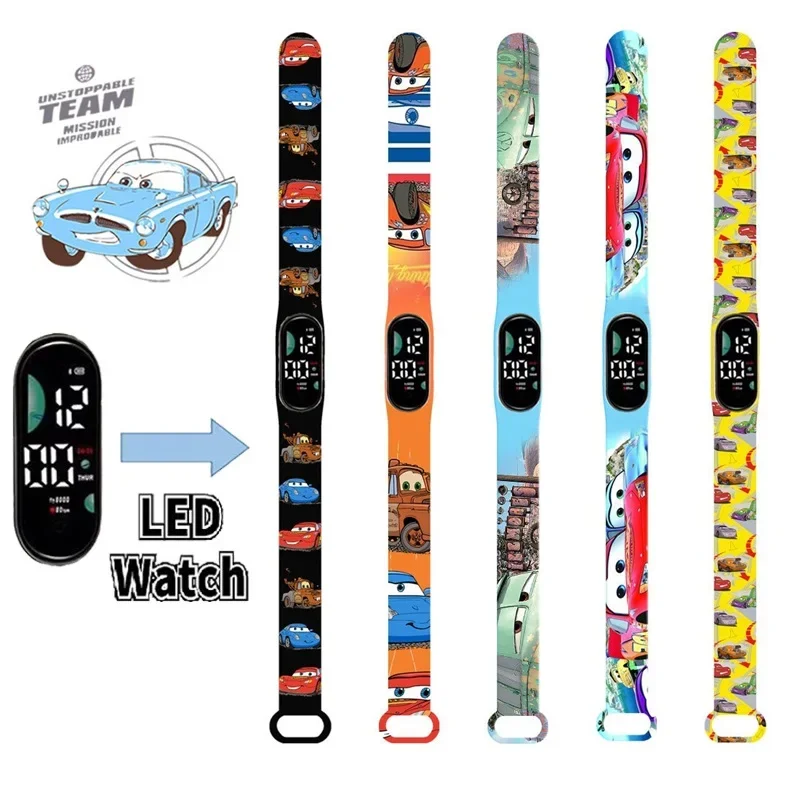 

New Cute Disney Touchscreen LED White Light Bracelet Fashion Student Leisure Sports Waterproof Electronic Watch