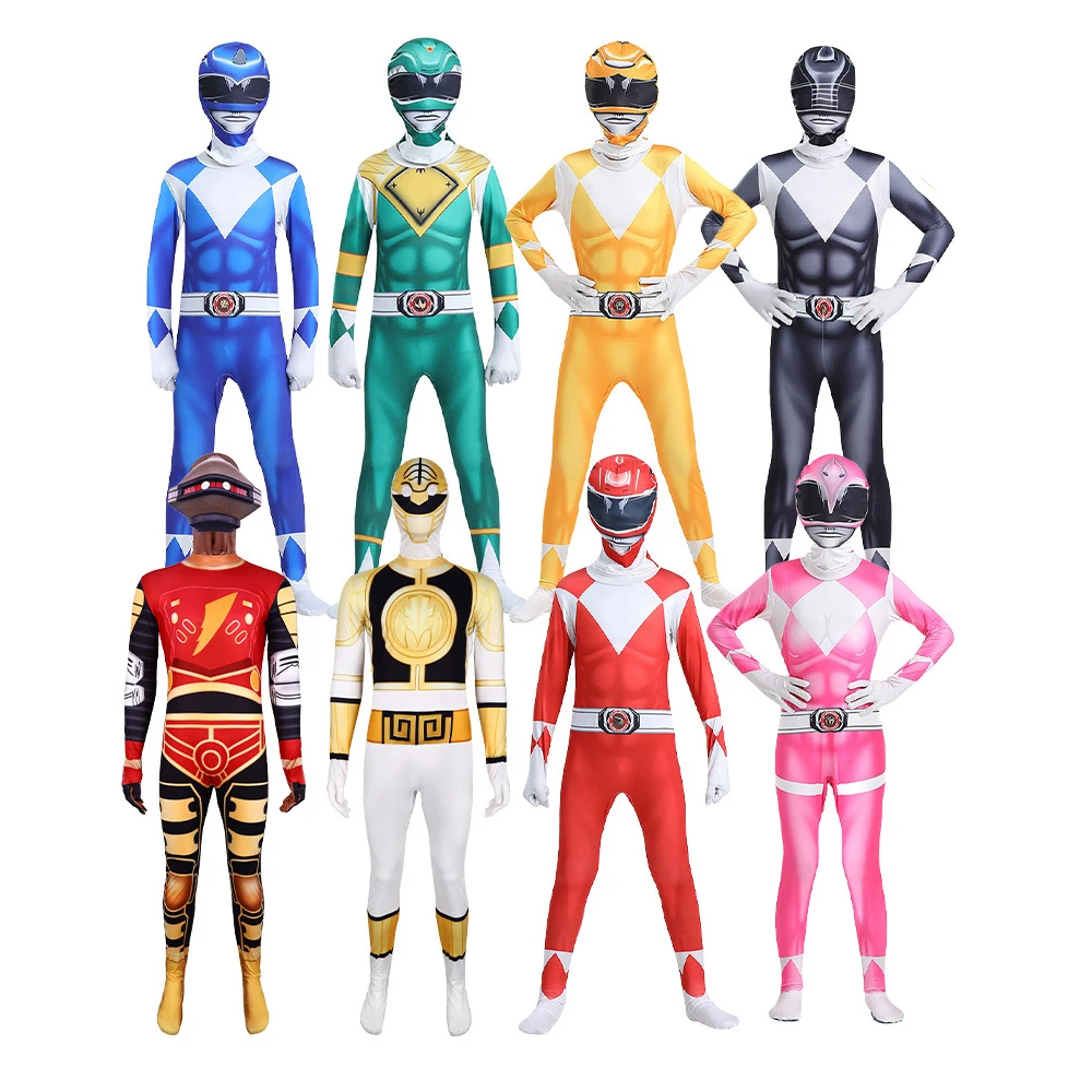 

Children's Dinosaur Team Halloween Costume Tight Onesie Cosplay Performance Suit Cross-Border Wholesale