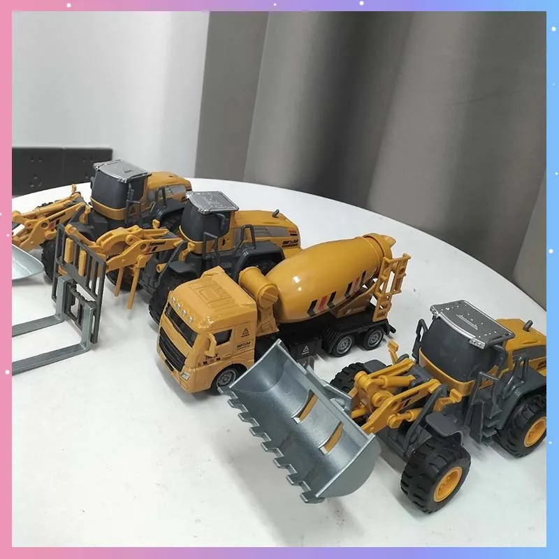 

5pc/7pc Alloy Engineering Vehicle Modle Car Collectible Model Vehicle Office Home Desktop Decoration Modle Toy Birthday Gift