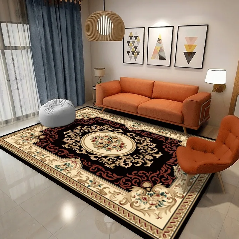 New Chinese Living Room Carpet Simple Coffee Table Sofa Cushion Bedroom Room Full of Bed Side Blanket Easy To Take Care Of