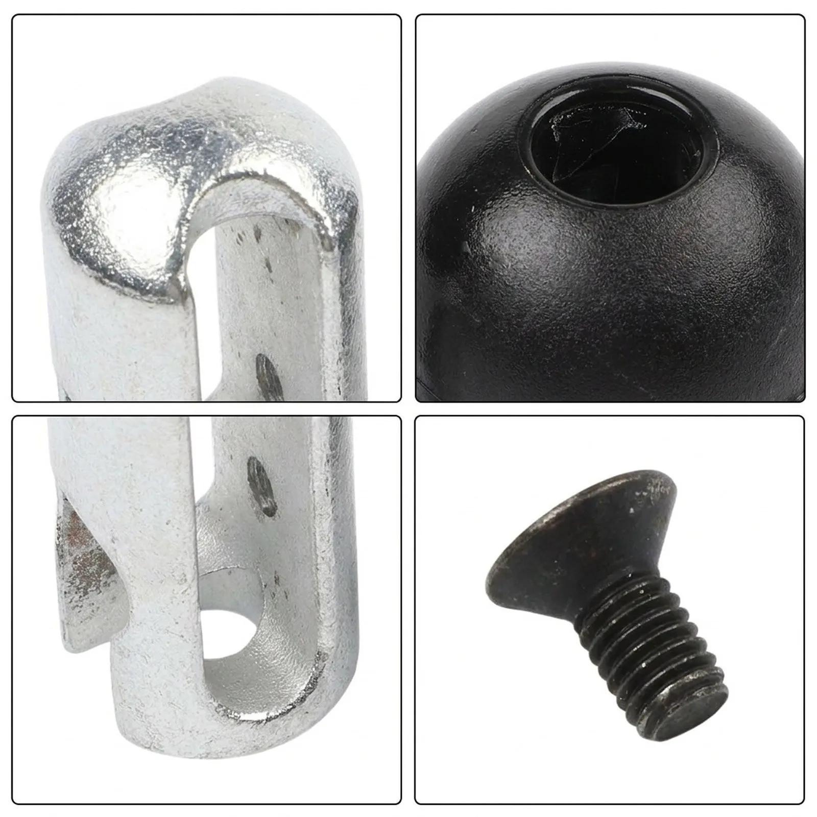 Fitness Equipment Cable Stoppers Compatible with Gym Machines Secure Terminal for 5mm Diameter Wire Rope and Pulley Systems