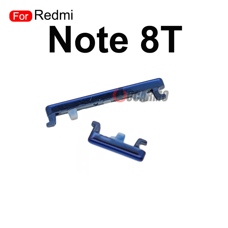 Volume Up Down Power On Off Side Key Button Replacement Repair Parts For Xiaomi Redmi Note 8T