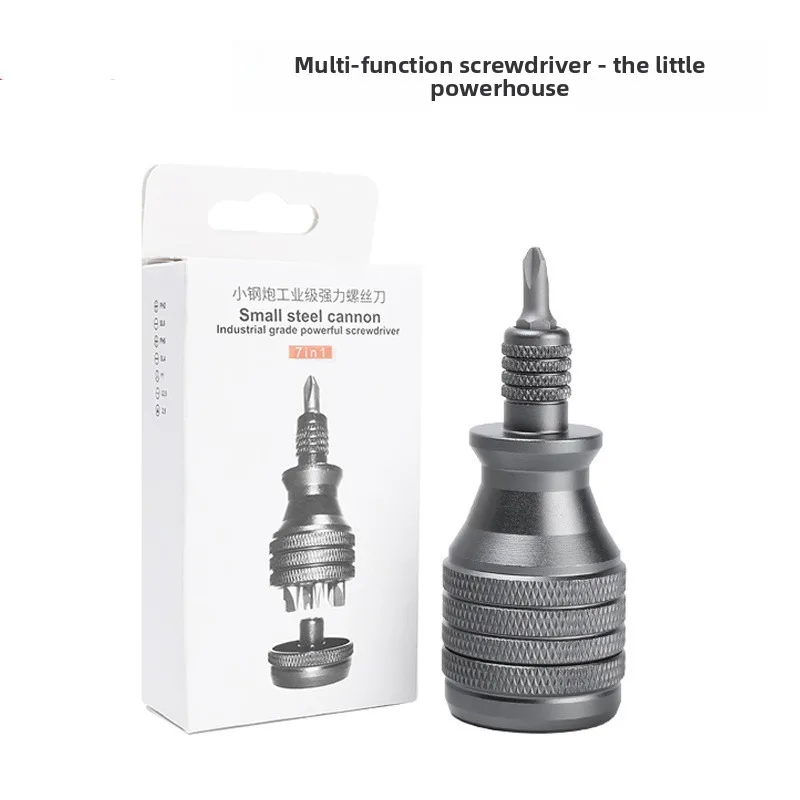 7-in-1 multifunctional screwdriver set industrial grade high hardness cross shaped multi-purpose screwdriver head