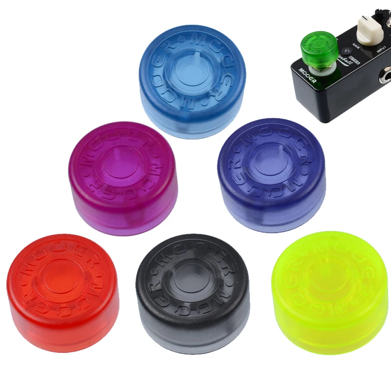 Mooer-Interruptor de pie Candy, 10 piezas, perilla de plástico, Protector para Pedal de efectos de guitarra, multicolor