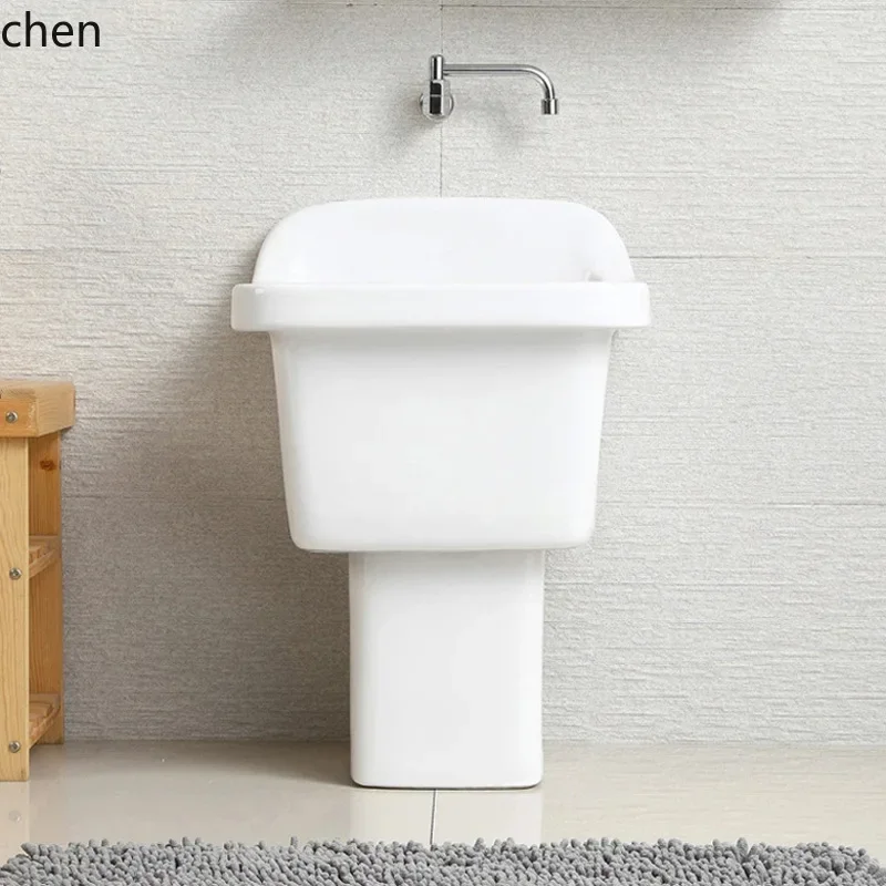 Balcony Ceramic Mop Sink Mop Basin Engineering Split Mop Sink