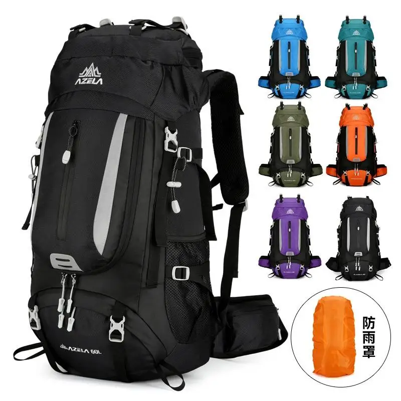 多機能60l防水バックパック大容量旅行バックパックアウトドアハイキング登山バックパック