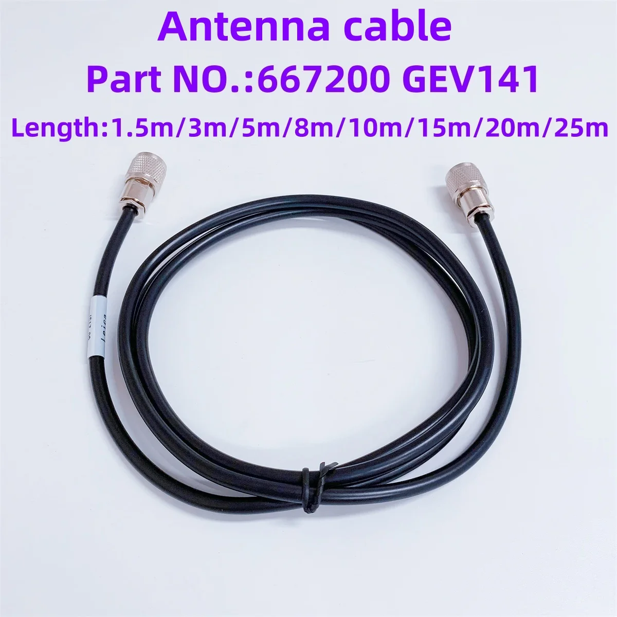 

667200 GEV141 Extension Antenna Cable Applicable to Leica GPS GNSS Antenna cable extension cable TNC/M-TNC/M cable