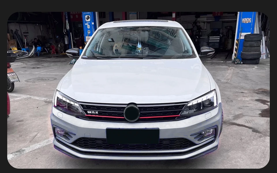 AKD Head Lamp for VW Jetta Sagitar MK6 LED Headlight 2011-2018 Headlights MK6 DRL Turn Signal High Beam Angel Eye Projector Lens