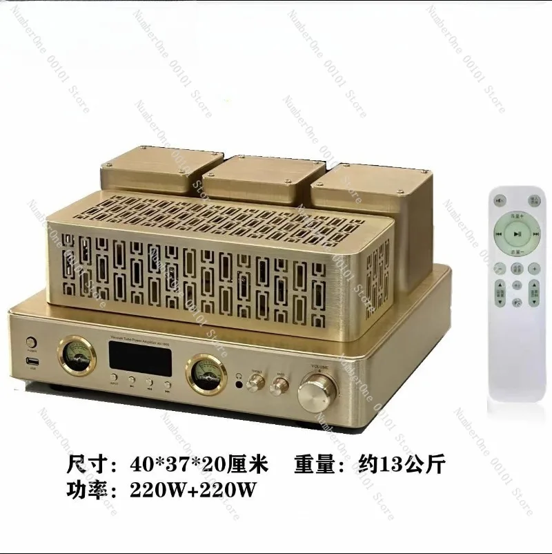 HiFi Tube Amplifier 8 Tube Vacuum Pre Amplifier Power Amplifier Stereo Audio Lossless Sound Amplifier For Home Audio System High