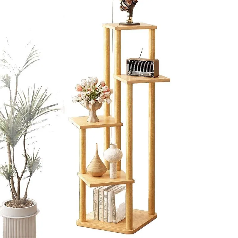

Shelf floor-to-ceiling living room bedroom multi-layer woodwork storage irregular storage balcony flower stand storage