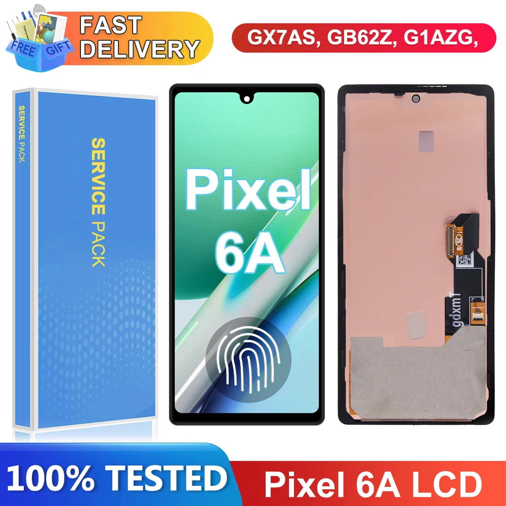 OLED Pixel 6A Display Screen Assembly for Google Pixel 6a GX7AS