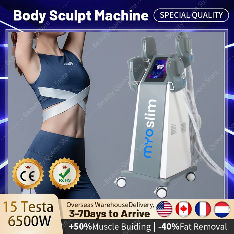 

New Sculpt NEO Nova Power 6500W Hi-emt Fat Removal Body Contouring Muscle Stimulation Ems Body Sculpting Machine