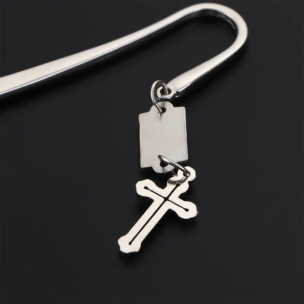 Marking Christian Accessories Open Letter Stick Tool Cross Bookmarks Letter Opener Metal Bookmarks Cross Pendant Bookmarks