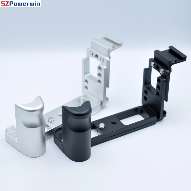 For Fuji X-A7 Fujifilm XA7 Camera Porous Hot Shoe L Bracket Hand Grip Holder Vertical