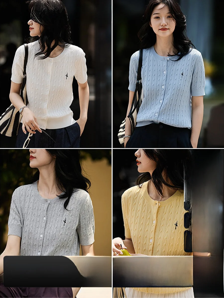 cardigan-de-punto-de-manga-corta-para-mujer-estilo-bailarina-marca-xiao-han-algodon-puro-tejido-suave-de-verano-cuello-redondo-corte-regular