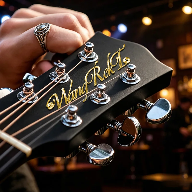 [Custom] Decorative Nameplates: Say no to cookie-cutter designs and let your guitar stand out with a headstock nameplate