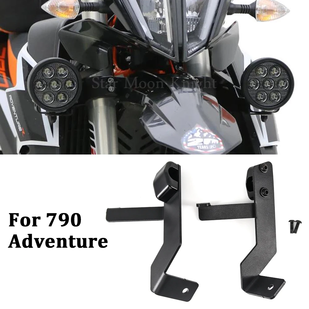 

Motorcycle Fog lamp Spotlight Bracket Holder Spot Light Mount For 790 Adventure & 790 Adventure R 2019 2020 ADV