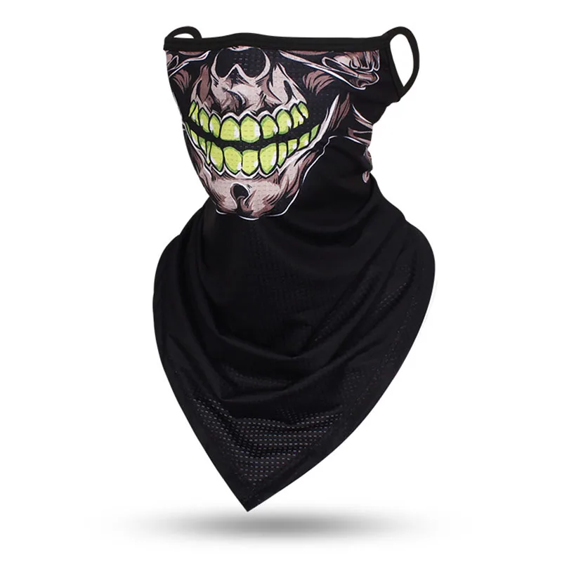 Outdoor Skull Riding Masks Hanging-ear Multipurpose Protection Face Mask Motorcycle Bicycle Face Scarf Neck Tube Warmer Cover