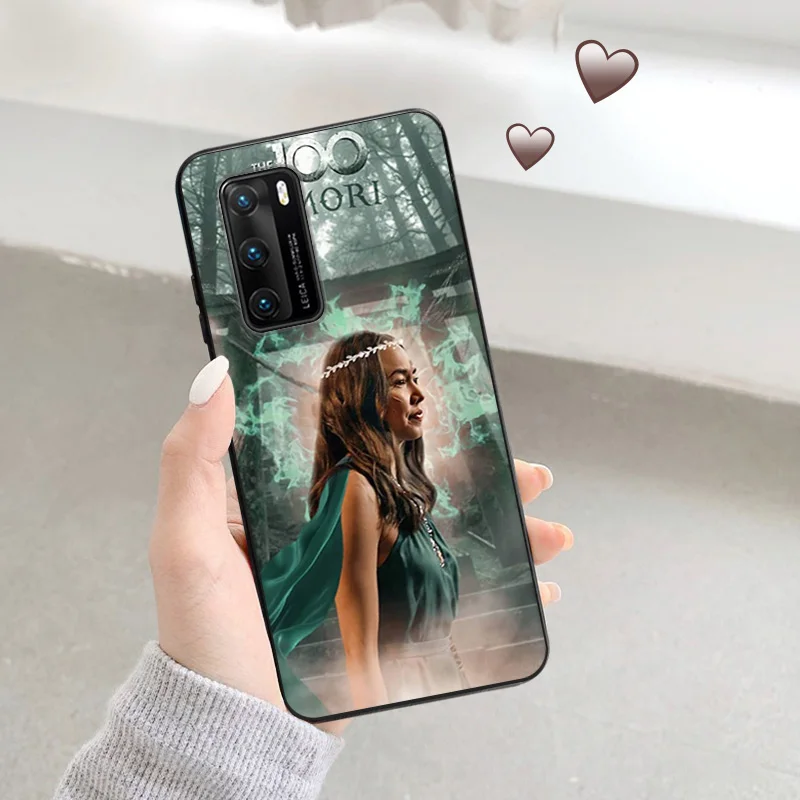 Matte Soft Phone Case for Honor X7b X8b X9b X6 X6a 90 70 Magic5 X8a X9a The 100 TV Series Huawei P40 P30 P20 P Smart Black Cover