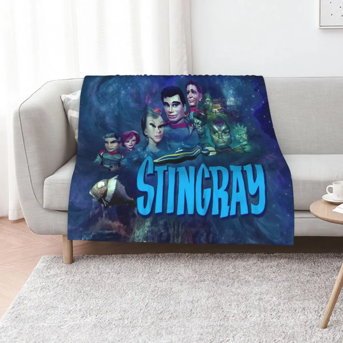 STINGRAY 1 Throw Blanket for winter Personalized Gift Blankets Sofas Of Decoration Fashion Sofas Baby Quilt Blankets