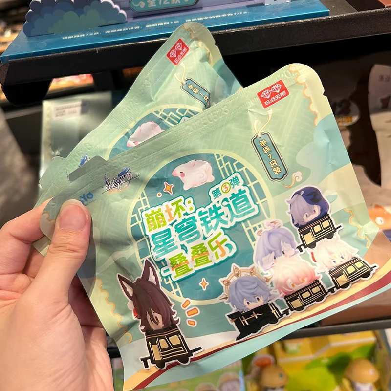 

2025 Mihoyo Honkai Star Rail Vol 3 Chibi Figure Blind Box Set - Stackable Anime Collection Game Character Mini Statues Gift Toy