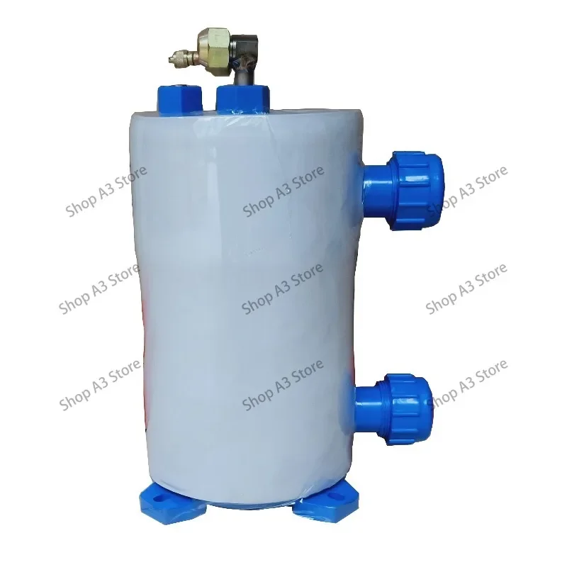 1-3HP Exchanger Shell And Tube Titanium Evaporator For Pool Heat Pump Water Heater
