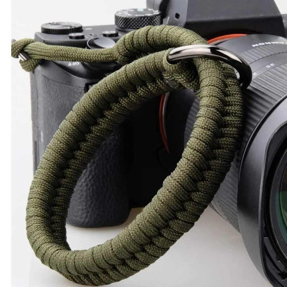 Camera Strap Camera Wrist Strap Hand Grip Paracord Braided Wristband for Sony Pentax Panasonic DSLR Camera Rope H3CA