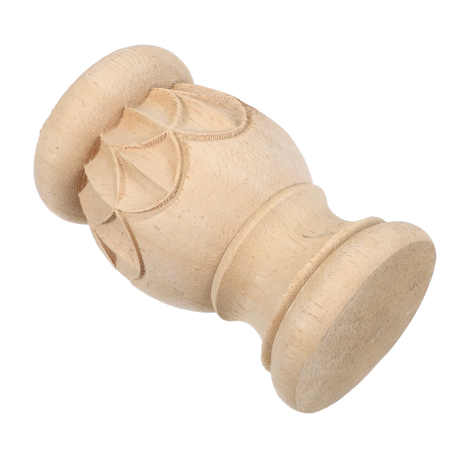 

Unfinished Natural Wood Finial 4.72x2.75 Rustic Bed Post Topper Staircase Furniture Spindle Fence Cap Decorative Wood Finials