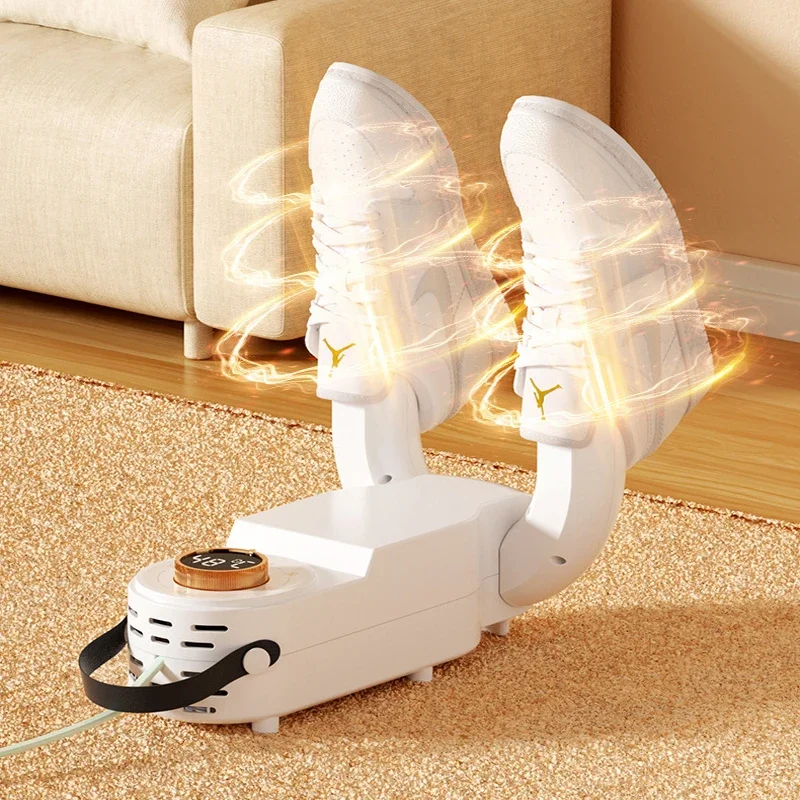 

Новинка 2026, интеллектуальная сушилка для обуви с таймером, телескопическая регулируемая сушилка, быстросохнущая, дезодорирующая, стерилизующая сушилка для обуви ﻿