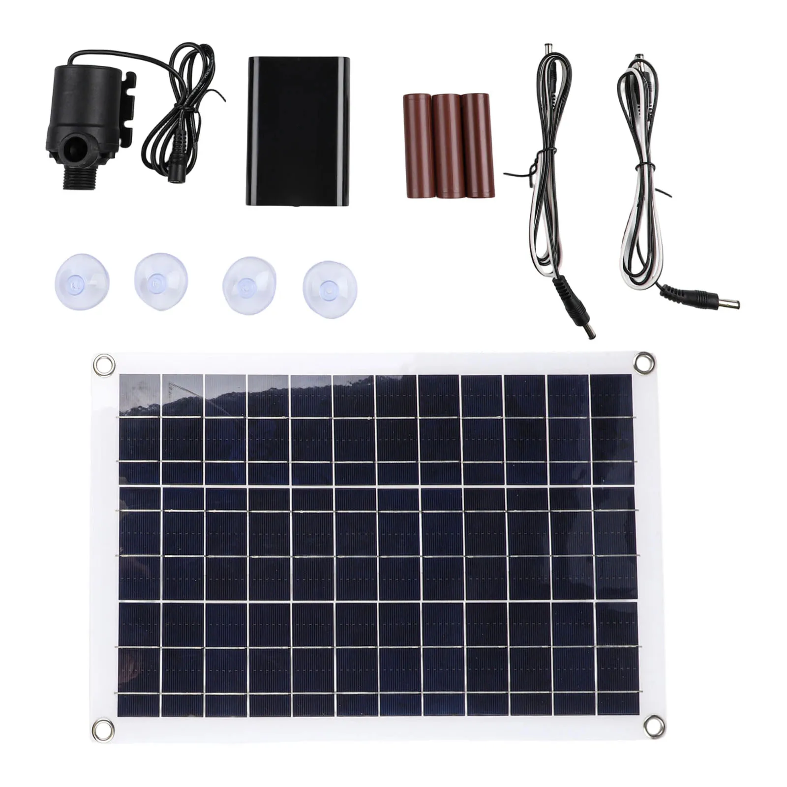 Low Noise Pump 800L h Water Pump 42*28cm 50W Solar Panel Pump Kit Continuous Operation Installation Instructions