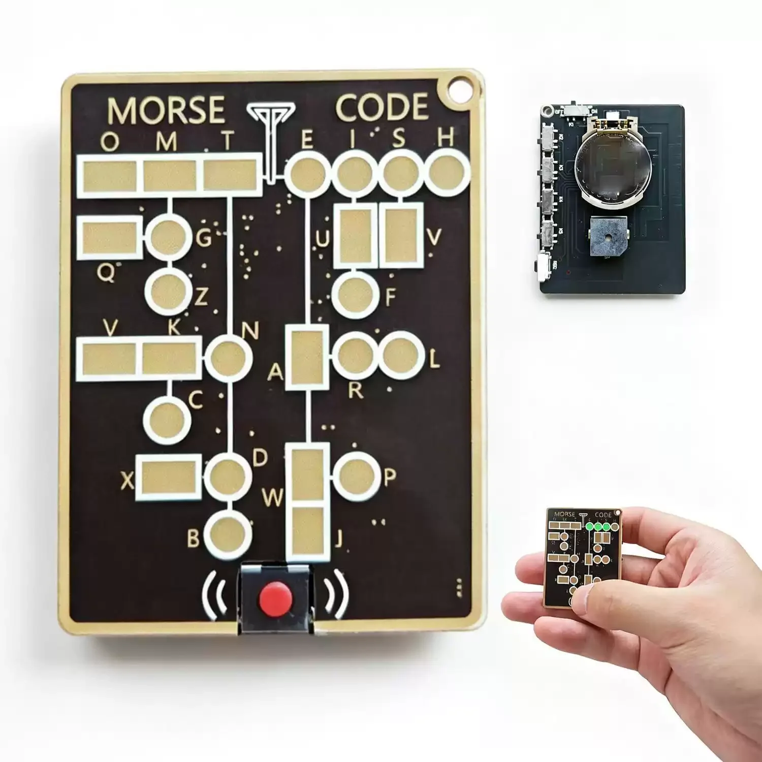 Electronics And Gadgets With Y - Portable Morse Code Trainer Card LED
