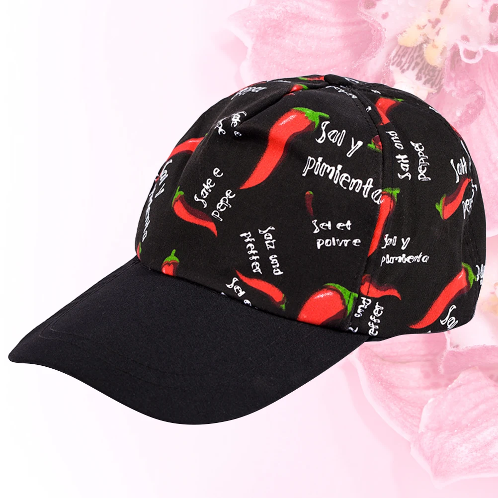 

Black Creative Peaked Hat Comfortable Sweat-Absorbing Chef Kitchen Restaurant Waiter Cap Workwear Easy Wash Hair Cap
