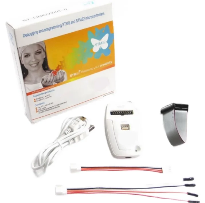 Émulateur STLINK STM8 STM32, 1 ensemble ST-LINK/V2 ST-LINK V2(CN)