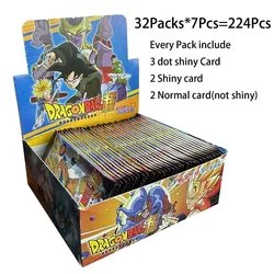 Tarjetas de Dragon Ball brillantes, Son Goku Super Saiyan Series, tarjeta de juego de firma, Colección clásica de Goku, juguetes de colección